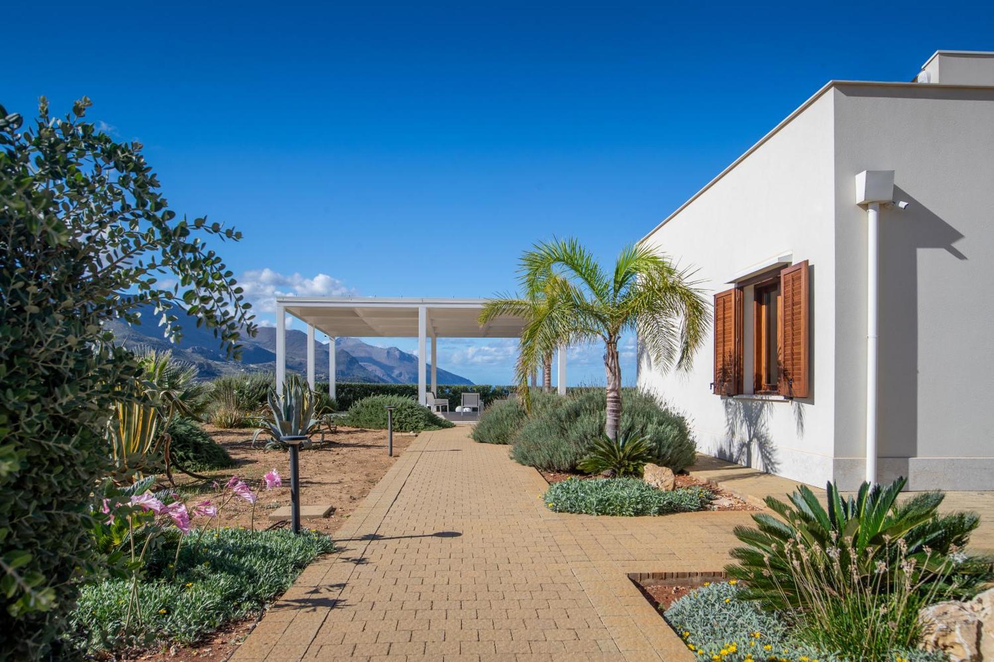 קאסטלמארה דל גולפו Villa Etesiae מראה חיצוני תמונה