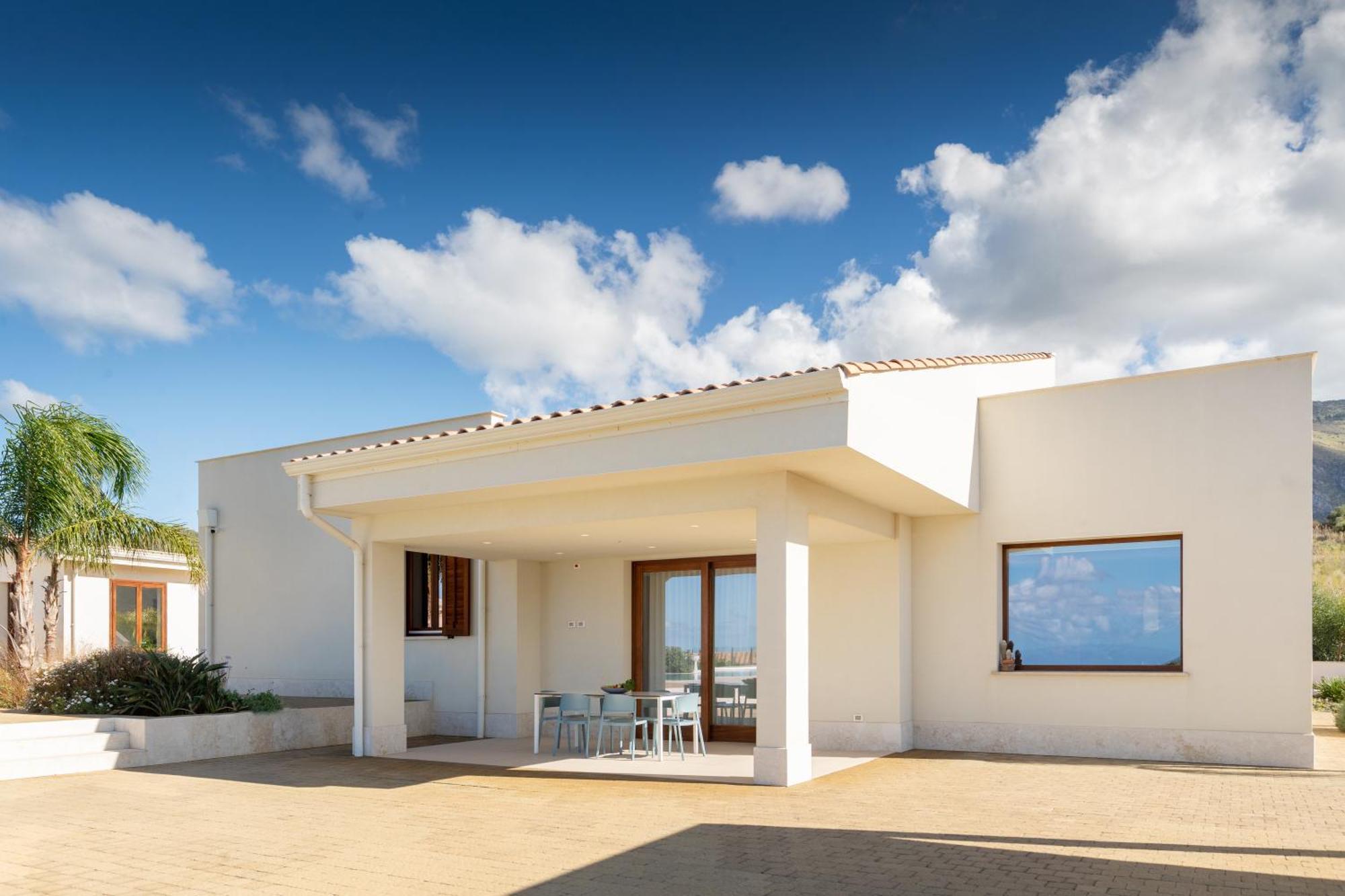 קאסטלמארה דל גולפו Villa Etesiae מראה חיצוני תמונה
